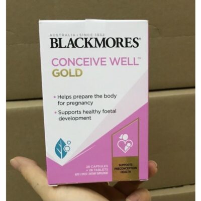 Blackmores Conceive Well™ Gold - Vitamin Bổ Trứng, Giúp Tăng Khả Năng Thụ Thai Cho Phụ Nữ 56 Viên, Hàng Úc - Mẫu Mới 2 Blackmores Conceive Well Gold