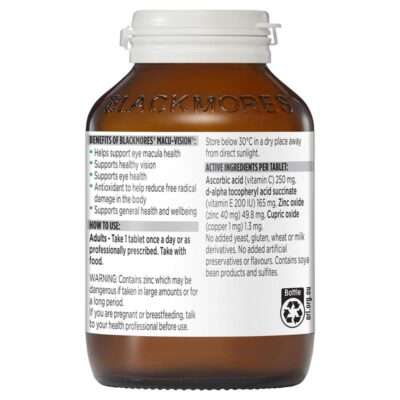 Thuốc Bổ Mắt Blackmores Macu Vision - Mẫu Mới 2 Blackmores Macu Vision 150 1