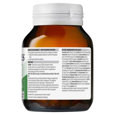Blackmores Multivitamin For Men - Viên Uống Multivitamin Dành Cho Nam - 60 Viên 2 Blackmores Multivitamins For Men 1