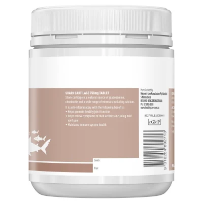 Sụn Vi Cá Mập Healthy Care Shark Cartilage 750Mg 200 Viên 2 Healthy Care Shark Cartilage 750Mg 200 Tablets 4 3000X