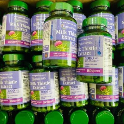 Milk Thistle 1000Mg Puritan Pride 180 Viên - Viên Uống Bổ Gan Mỹ 5 Milk Thistle 1000Mg Puritan Pride 180 Vien Vien Uong Bo Gan My 5
