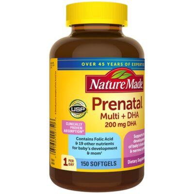 Nature Made Prenatal Multi Dha - Vitamin Tổng Hợp Cho Bà Bầu - 150 Viên - Hàng Mỹ (Mẫu Mới) 3 Prenatal 150 1