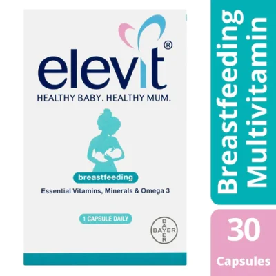 Elevit Breastfeeding – Vitamin Tổng Hợp Dành Cho Phụ Nữ Sau Khi Sinh, Đang Cho Con Bú 60 Viên Mẫu Mới 6 Elevit Breastfeeding Multivitamin Capsules 30 Capsules 738040 500X