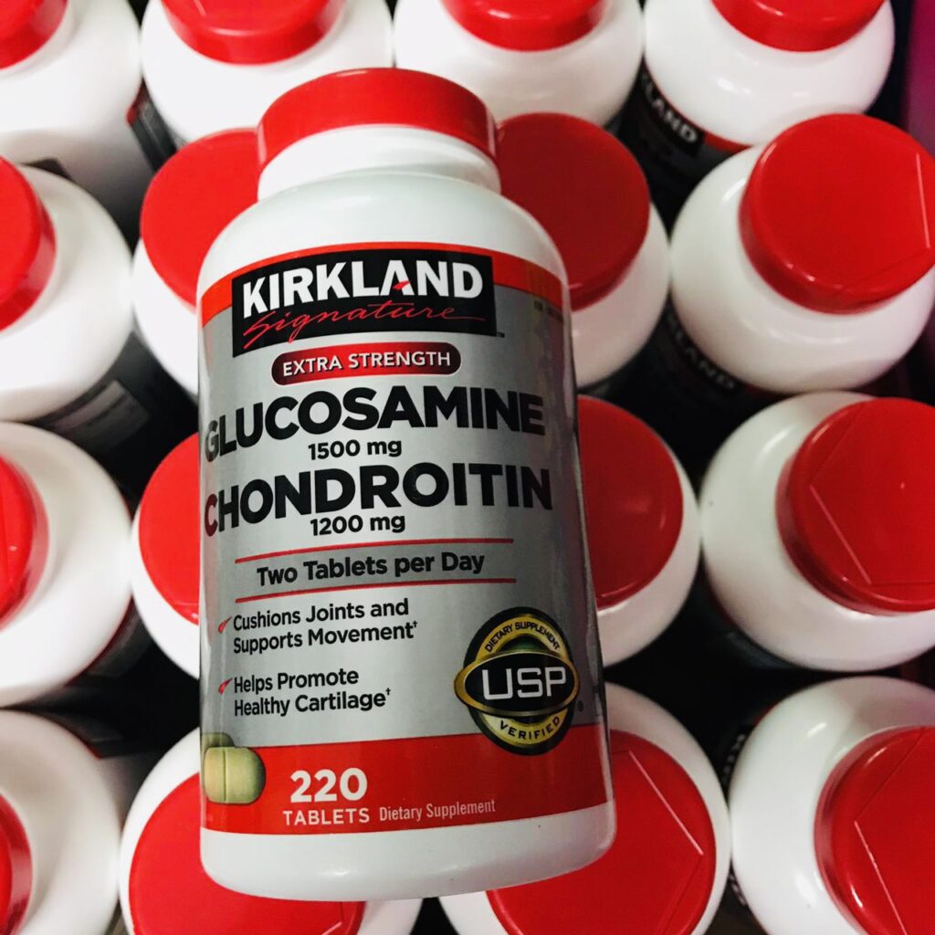 Glucosamine 1500Mg &Amp; Chondroitin 1200Mg - Viên Uống Hỗ Trợ Chữa Đau Nhức Thoái Hóa Xương Khớp - Hàng Mỹ 220 Viên 3 Glu 220V 1