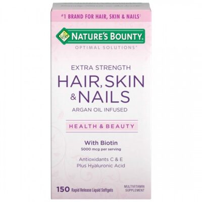 Vitamin Làm Đẹp Da, Tóc, Móng Hair Skin And Nails Natures Bounty 150 Viên 4 Hair Skin Nails Natures Bounty 150