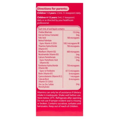 Nature S Way Kids Smart Multi Iron Liquid Ho Tro Tang De Khang 3