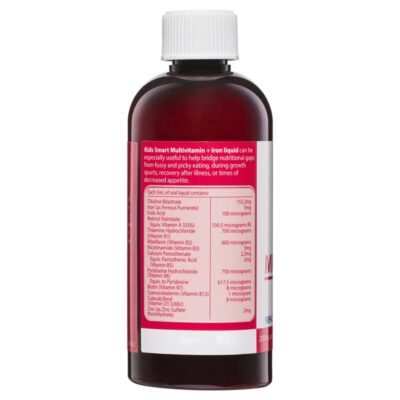 Nature S Way Kids Smart Multi Iron Liquid Ho Tro Tang De Khang 5