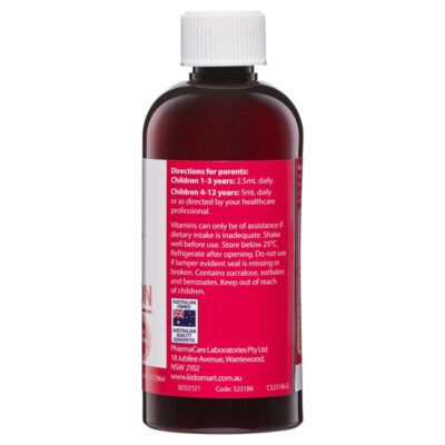 Nature S Way Kids Smart Multi Iron Liquid Ho Tro Tang De Khang 6