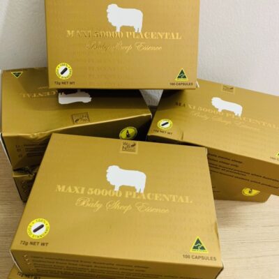 Nhau Thai Cừu Maxi 50000 Placental 100 Viên Hàng Úc 2 Ntc Maxi 2