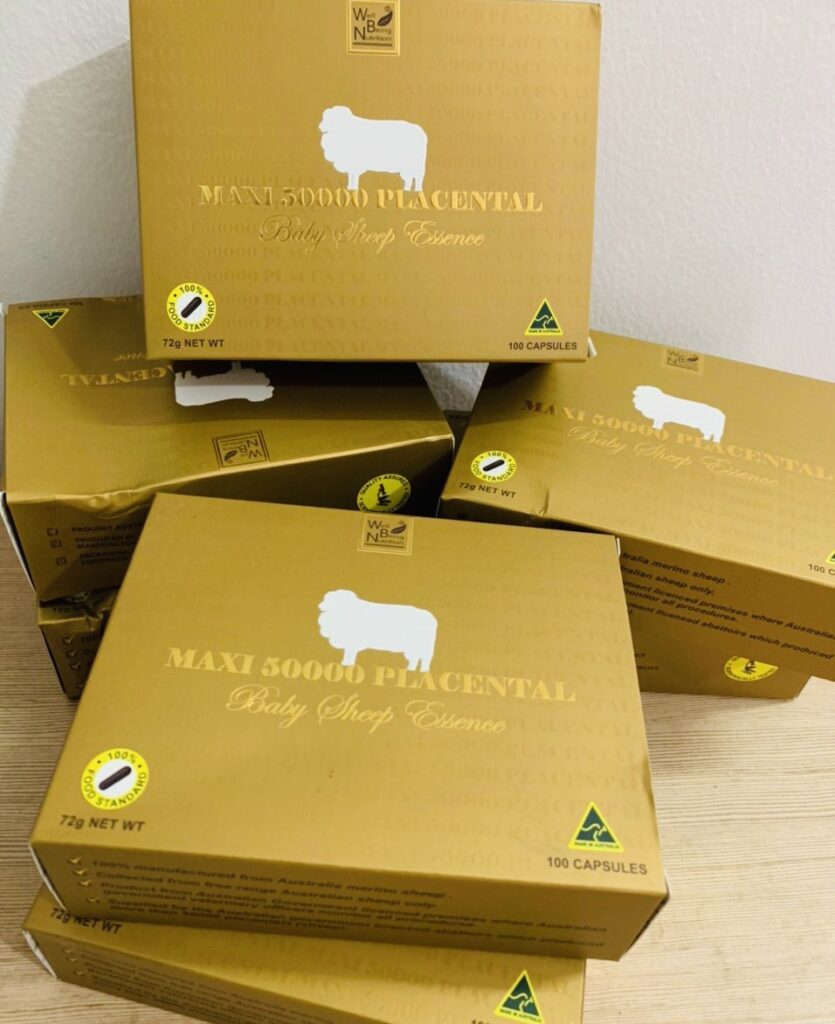 Nhau Thai Cừu Maxi 50000 Placental 100 Viên Hàng Úc 5 Ntc Maxi 2