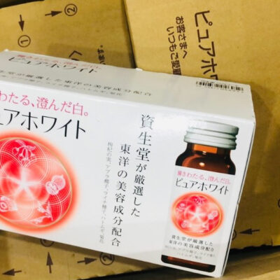 Nước Uống Trắng Da Shiseido Pure White (Hộp 10 Chai X 50Ml) - Mẫu Mới 5 Nuoc Uong Trang Da Shiseido Pure White 10