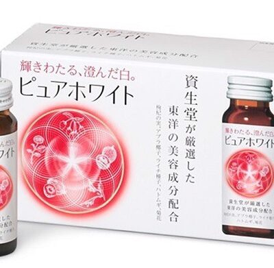 Nước Uống Trắng Da Shiseido Pure White (Hộp 10 Chai X 50Ml) - Mẫu Mới 3 Nuoc Uong Trang Da Shiseido Pure White 2