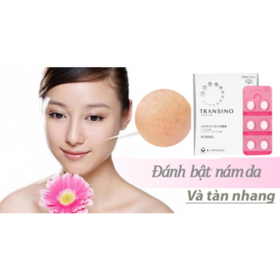 Viên Uống Trị Nám, Trị Tàn Nhan Giúp Trắng Da Transino Whitening 240 Viên, Hàng Nhật 2 Trainsino 1