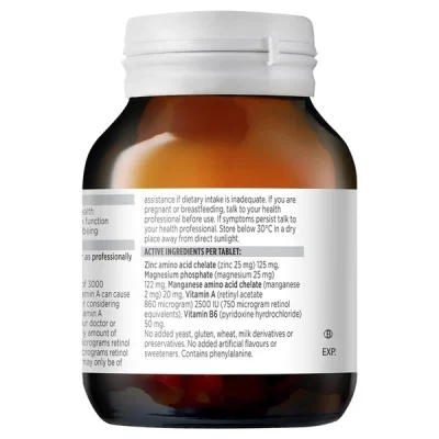 Viên Kẽm Tự Nhiên Blackmores Bio Zinc 168 Viên Hàng Úc - Mẫu Mới 3 Zinc Bm 2