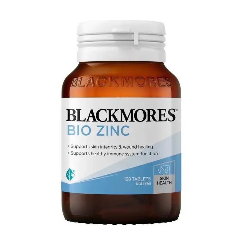 Viên Kẽm Tự Nhiên Blackmores Bio Zinc 168 Viên Hàng Úc - Mẫu Mới 4 Zinc