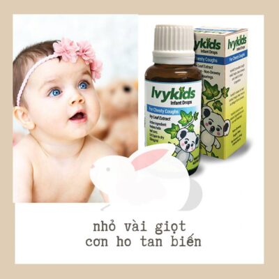 Tinh Chất Trị Ho Ivy Kids 20Ml Cho Trẻ Sơ Sinh Trở Lên , Hàng Úc 4 Cong Dung Ma Ivy Kids Mang Lai 1