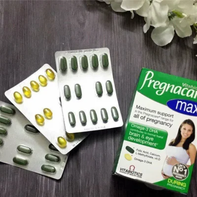 Vien Uong Pregnacare Max Vitamin Tong Hop Cho Ba Bau 84 Vien Mot Hop